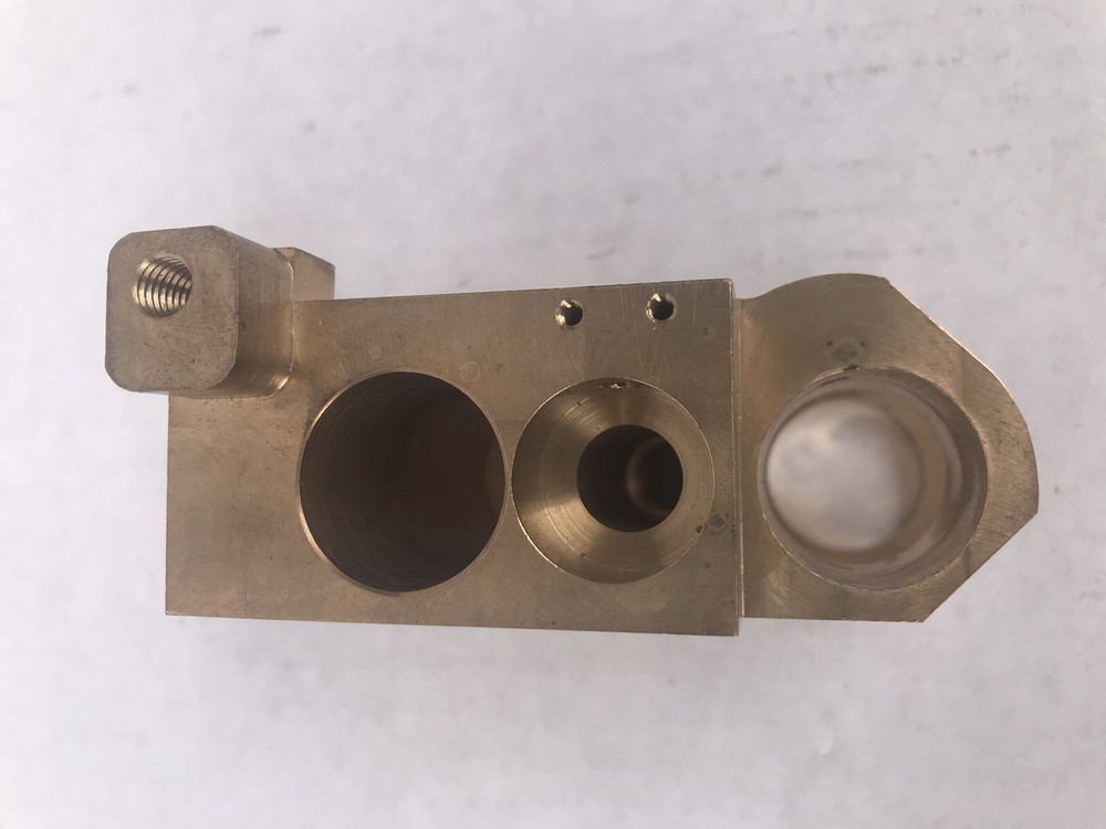 Heidelberg Operator Side Brass Side Guide Block C5.072.201