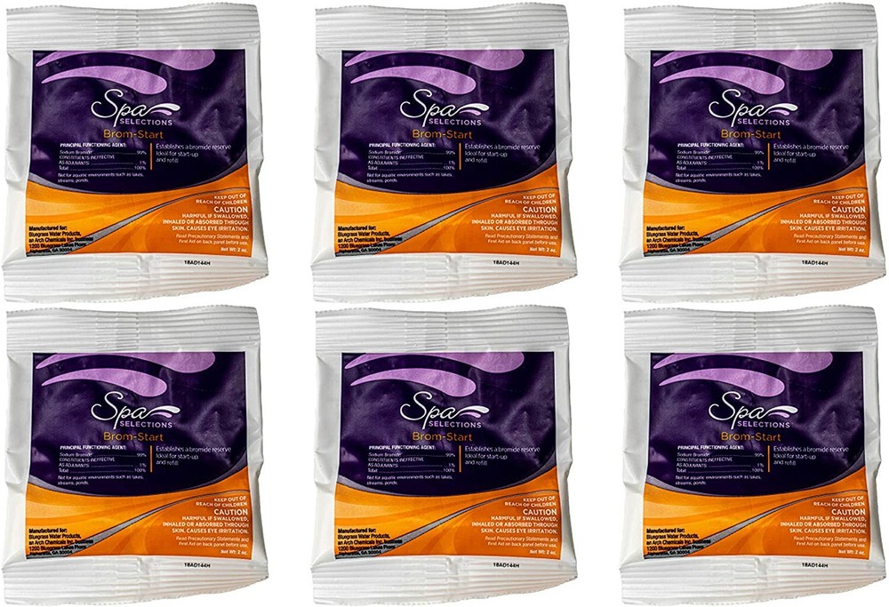 Spa Selections 86204 OBS Brom-Start 2oz, 6-Pack