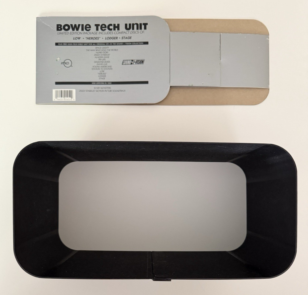 David Bowie – Bowie Tech Unit - Original UPC Card- NO Cds