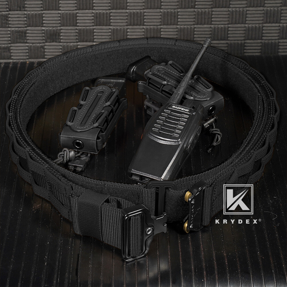 KRYDEX Tactical Base Belt EDC Under Loop Inner Belt 1.5inch Duty Concealed Carry