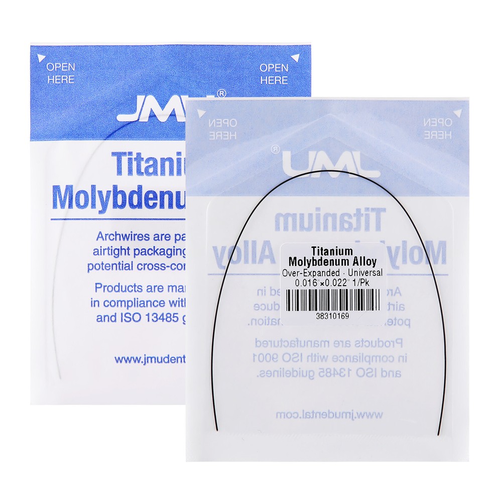 5Pack Orthodontic Ti-Mo Alloy TMA Beta Arch Wire Over-Expanded Rectangular Wires