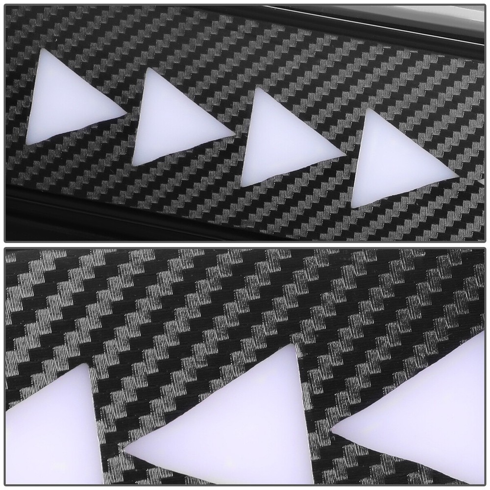 FOR 2002-2009 DODGE RAM SEQUENTIAL TRIANGLE LED CARBON FIBER THIRD BRAKE LIGHT