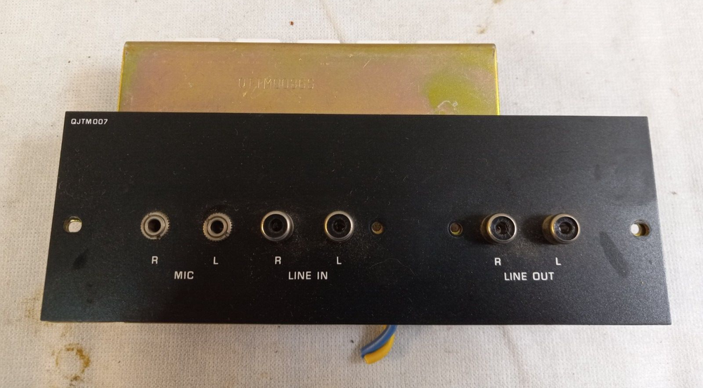 TECHNICS RS-263US DOLBY System INPUT/OUTPUT BACK PANEL w Light Board