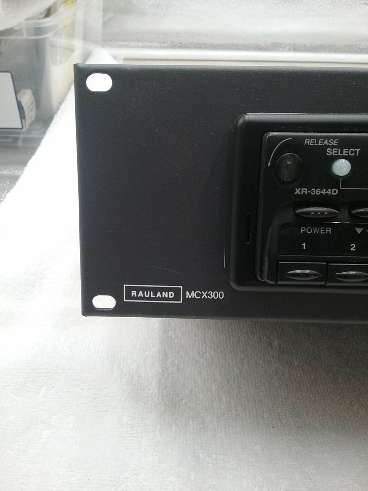 Rauland MCX300 Cassette Deck rack mount stereo system unit ELECTRONICS USA MADE