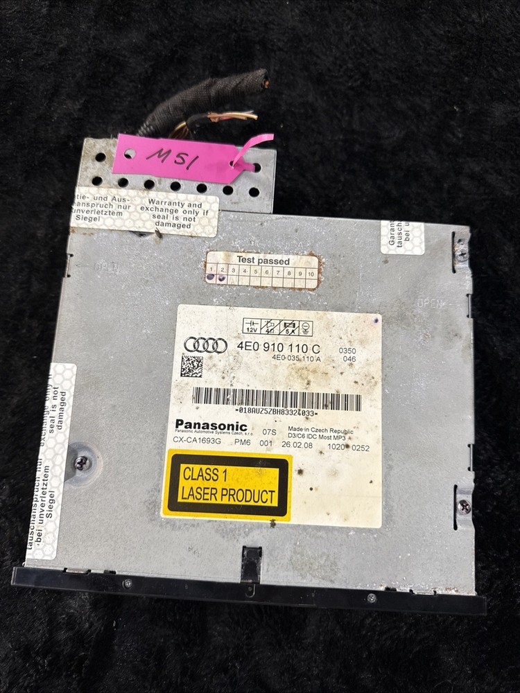 Audi Disc CD Changer Part #4E0910110C