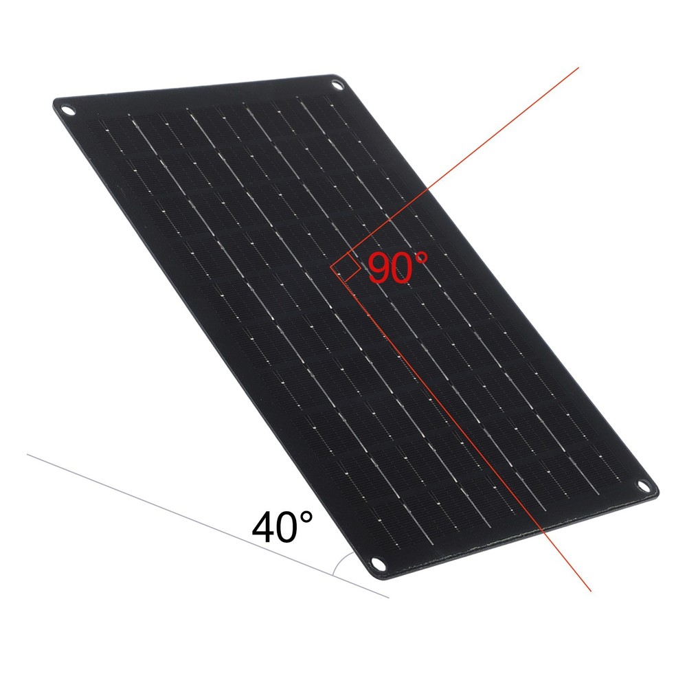 18V Solar Panel Lightweight Solar Panel Compact Design For Easy Carrying