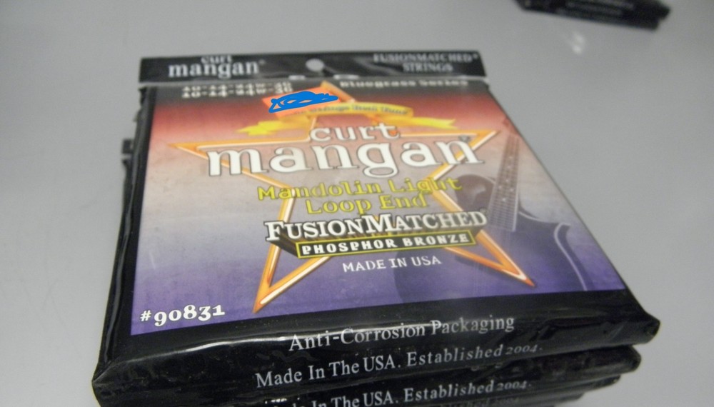 2-SETS CURT MANGAN FUSION MATCHED PHOSPHOR BRONZE MANDOLIN LIGHT LOOP END STRING