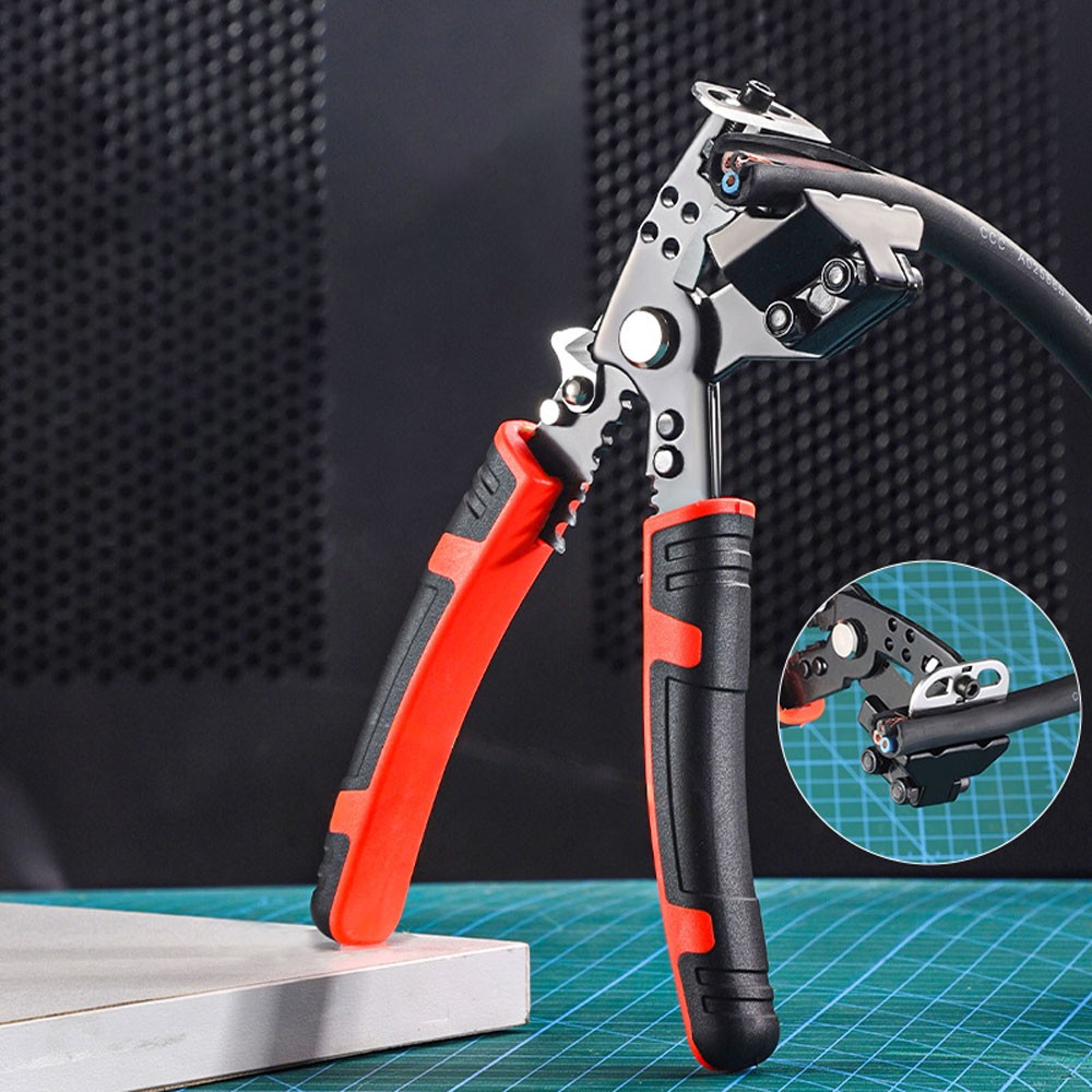 Multifunctional Quickstrip Magnify Wire Stripper Tool CW