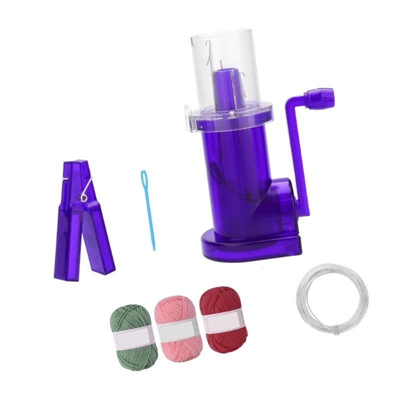 Hand Cranked Cord Knitter Bracelets Weaving Machine Manual Knitting Mill Machine
