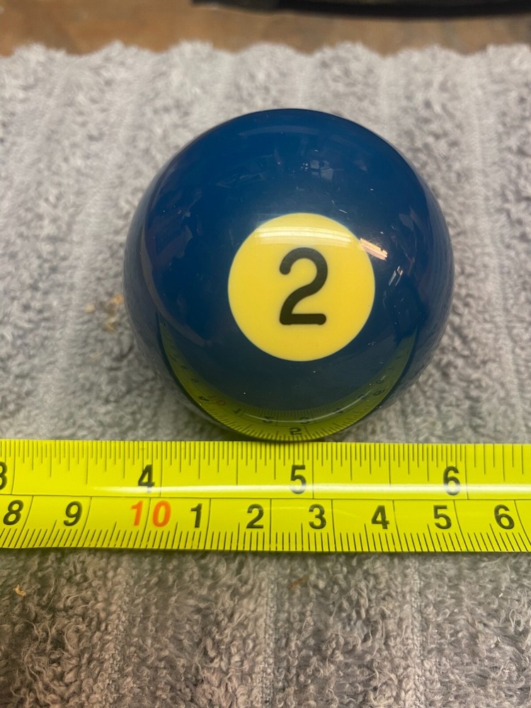 Pool Billiard Ball #2 Aramith New Replacement 2-1/4"D