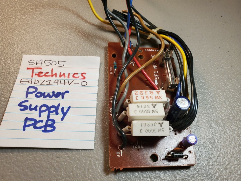 📈TECHNICS EADZ194V-0 POWER SUPPLY PCB SA-505 STEREO RECEIVER