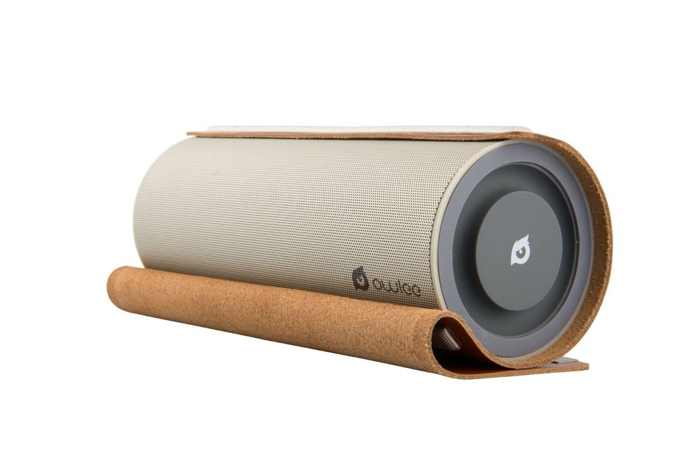 Owlee Scroll Premium Portable Bluetooth Wireless Speaker With Leather and Case