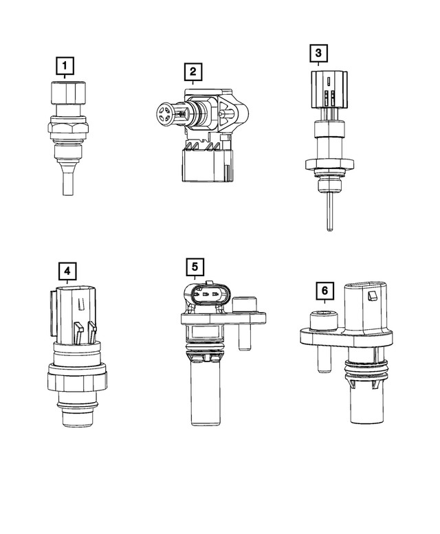 Genuine Mopar Pressure Sensor 68627447aa