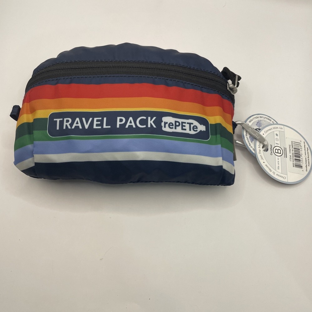 ChicoBag Travel Pack rePETe Compact Recycled Backpack - Retro