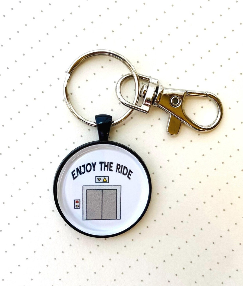Elevator Keychain - HANDMADE - Elevator Mechanic Gift