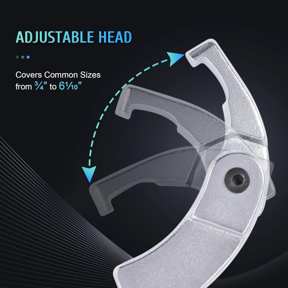 Adjustable Hook Pin Spanner Wrench Tools Set Locking Nut Coilover Hook Wrenches