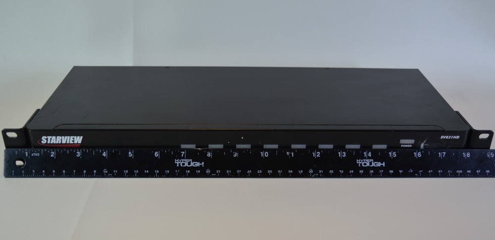 StarTech Starview SV831HD 8-Port External KVM Switch PS/2 - Pro Rack Mountable
