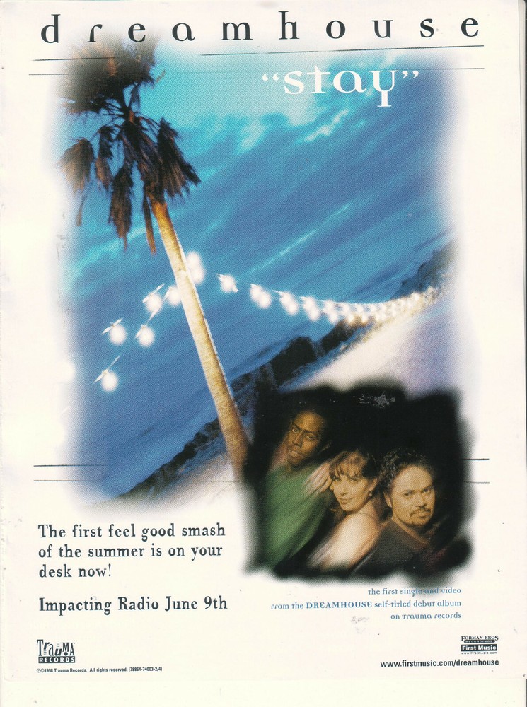 Dreamhouse 1998 Ad- Stay Advertisement
