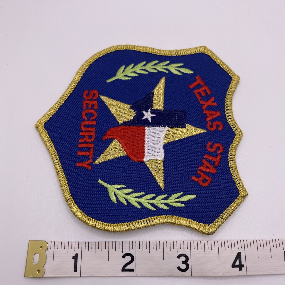 Texas Star Security, Embroidered Patch Crest Emblem