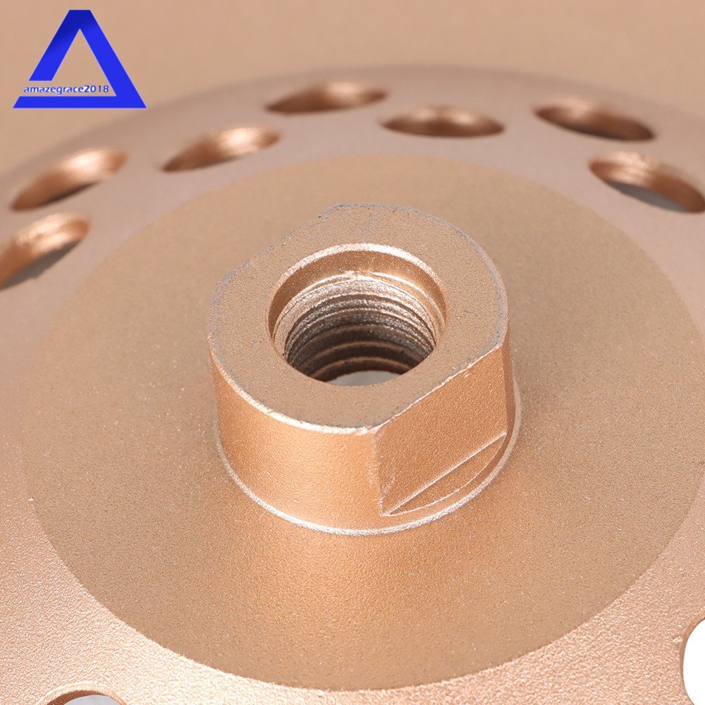 7" Concrete Grinding Cup Wheels 24 Seg Diamond Abrasive Segments 5/8"-11 Arbor