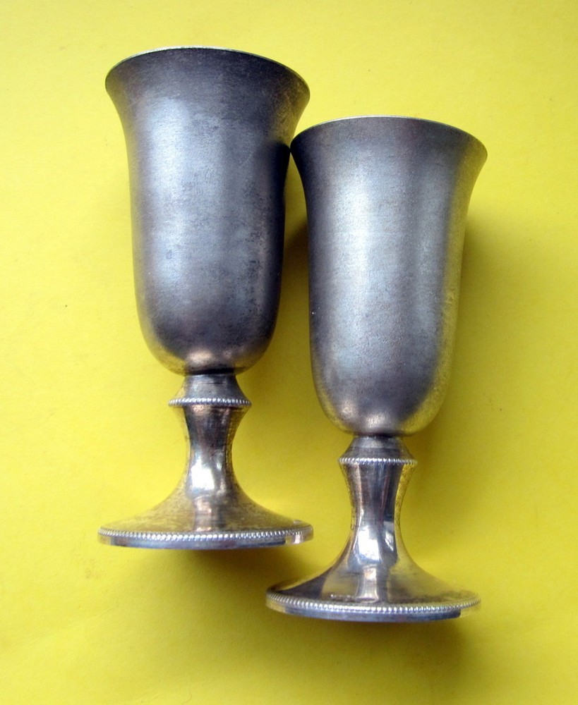 Russian Silver Vodka Cup 916"( 2 pieces) 89 gr.
