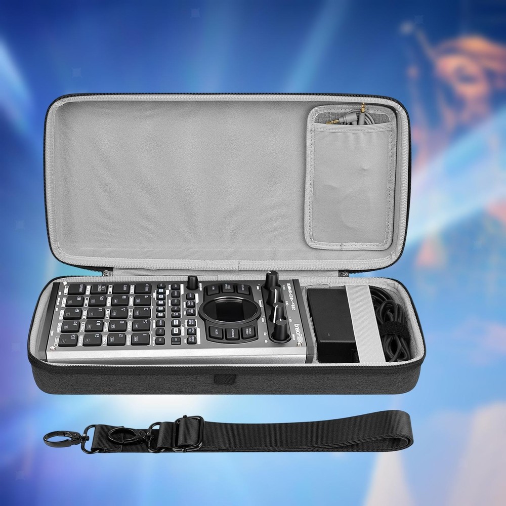 Audio Interface Carrying Case Sampler Case Top Handle Detachable Top Pouch EVA