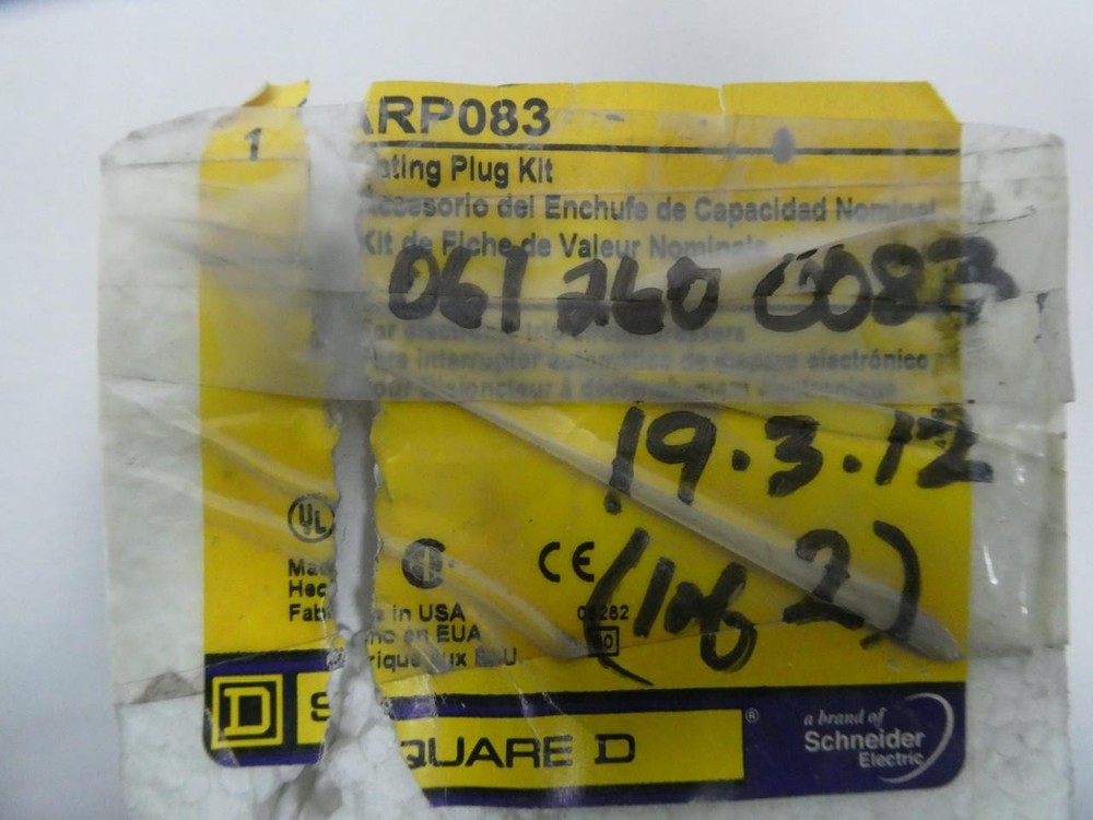 Square D ARP083 Rating Plug Kit