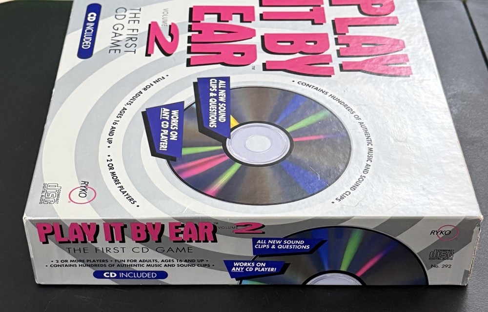 Play It By Ear Volume 2 CD Game Complete Ryko 1992 Untested