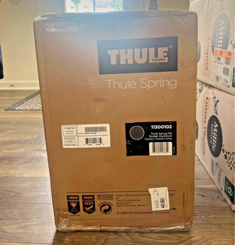 Thule Spring Compact Stroller, Ash Grey, NEW in Box - 11300201