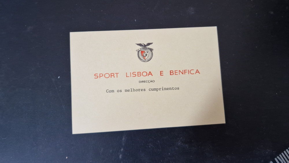 Benfica - compliments slip