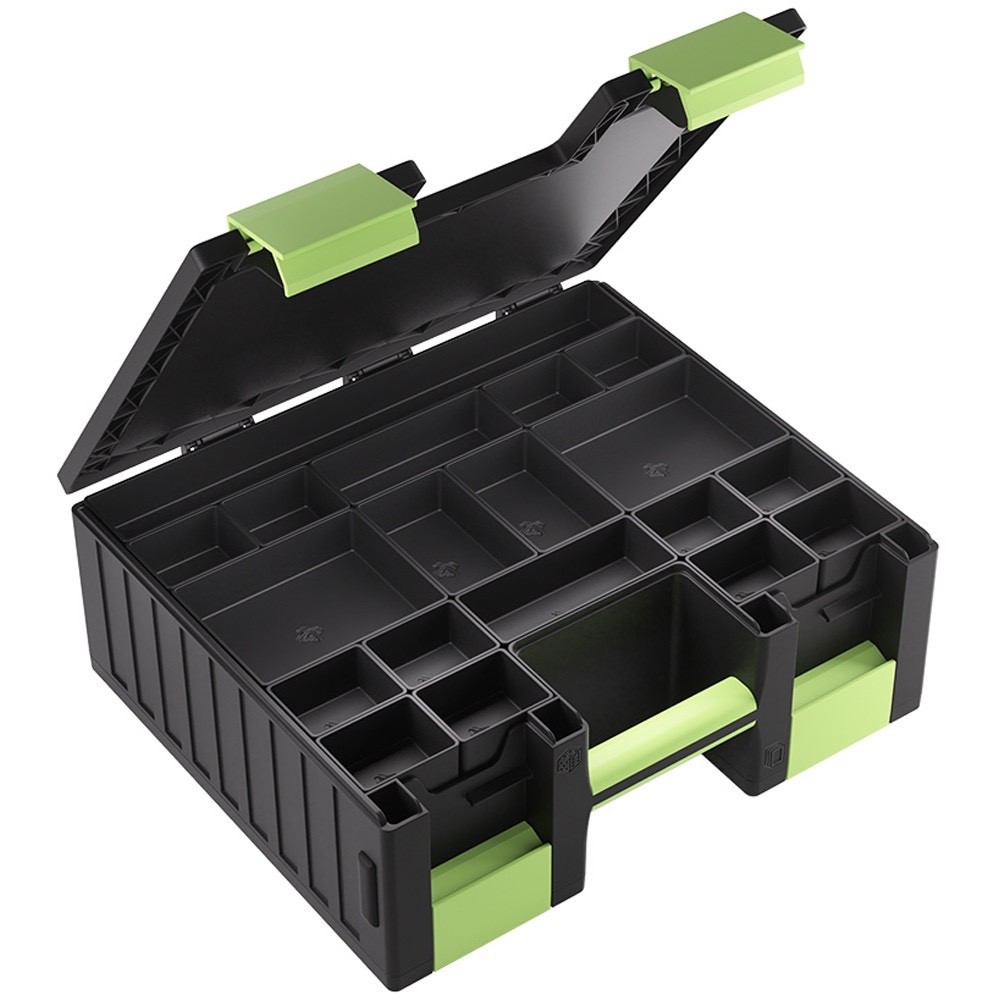 Game Castle: Black/Green - Deck Box