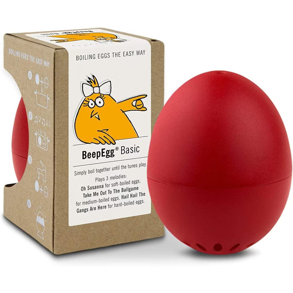 BrainStream BeepEgg Basic - Egg Timer with Musical Alerts, Plays Tunes When
