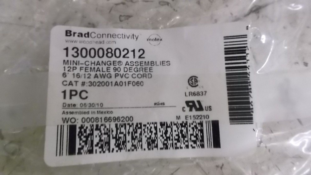BRAD 1300080212 CABLE NSNP