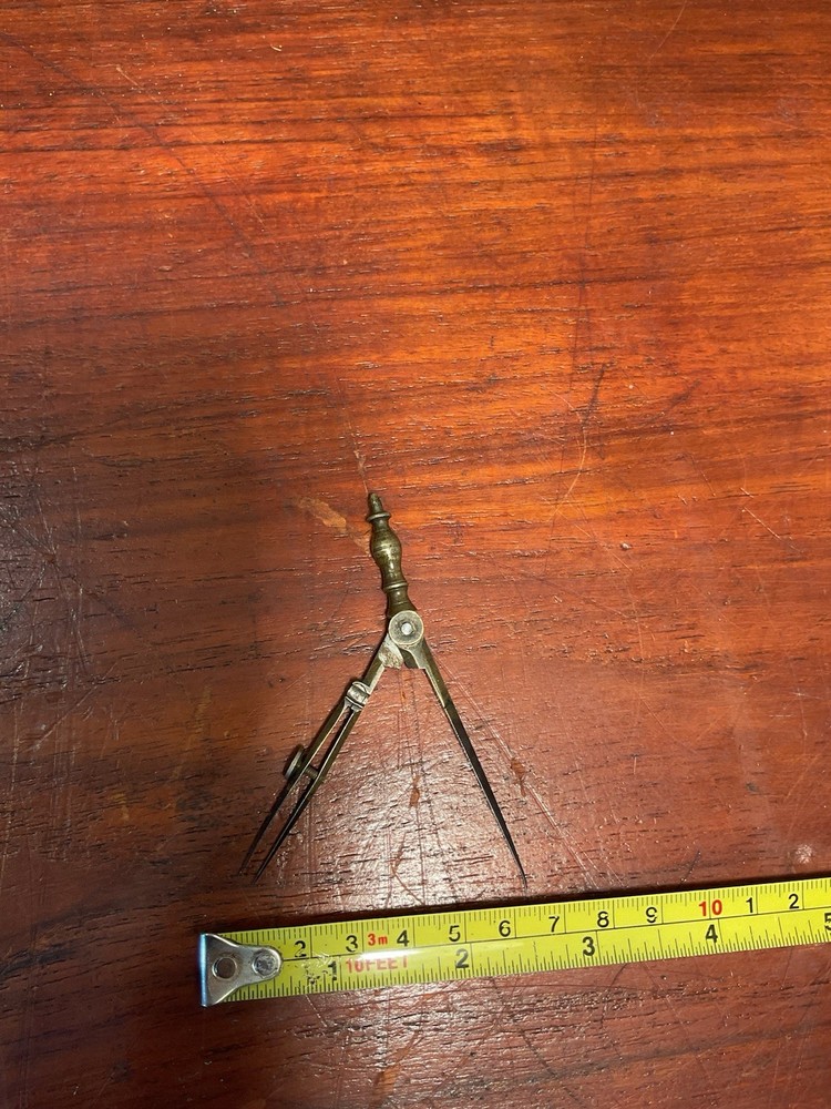 Vintage Antique Compass Engineering Tool