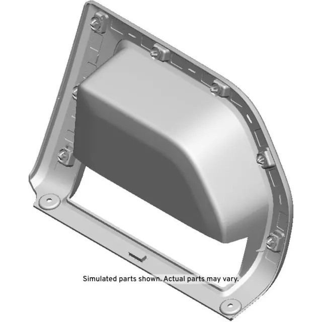 Genuine GM Black Passenger Side Pickup Box Outer Panel Front Step Bezel 84721917