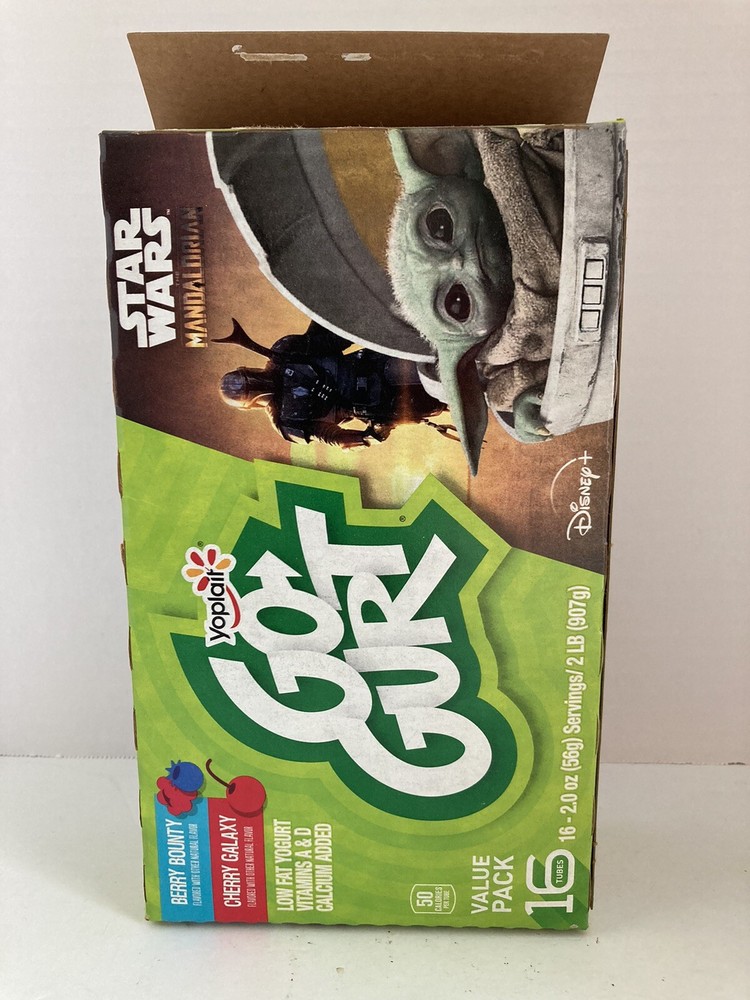 Yoplait Go Gurt Star Wars: The Mandalorian Box (Empty)