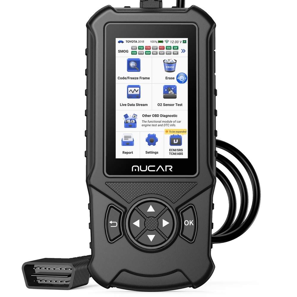 MUCAR CDE900 Car Diagnostic Scanner ABS SRS OBD2 Code Reader Check Engine Tool