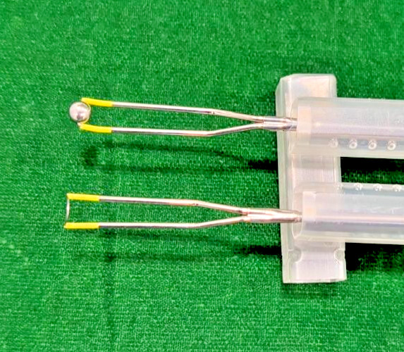 2pc Hysteroscopy Monopolar Cutting Loop & Ball Electrode 4mm Reusable Instrument