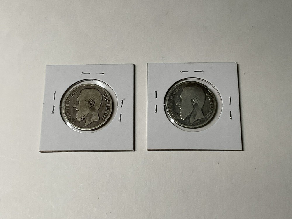 1867 Belgium 2 Francs