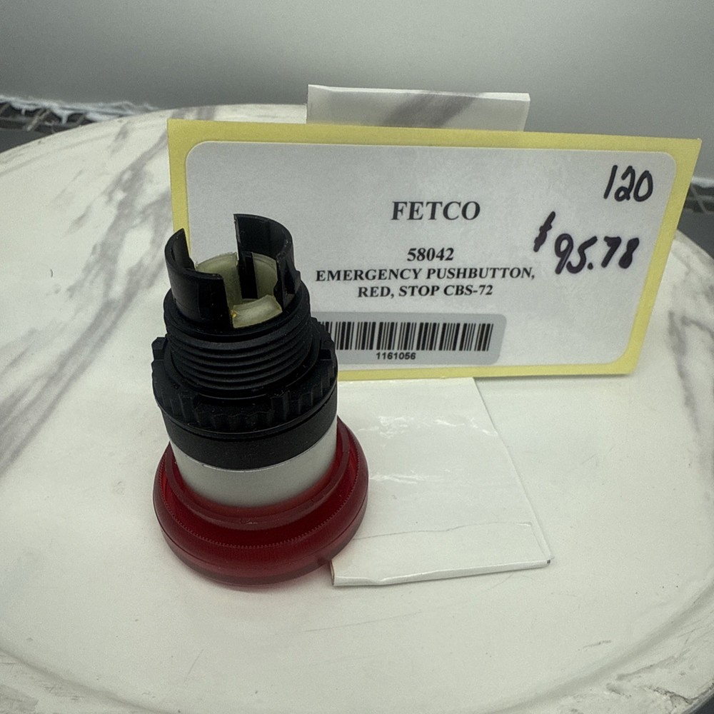 (NEW) Emergency Red Pushbutton Stop CBS-72 Part # 58042