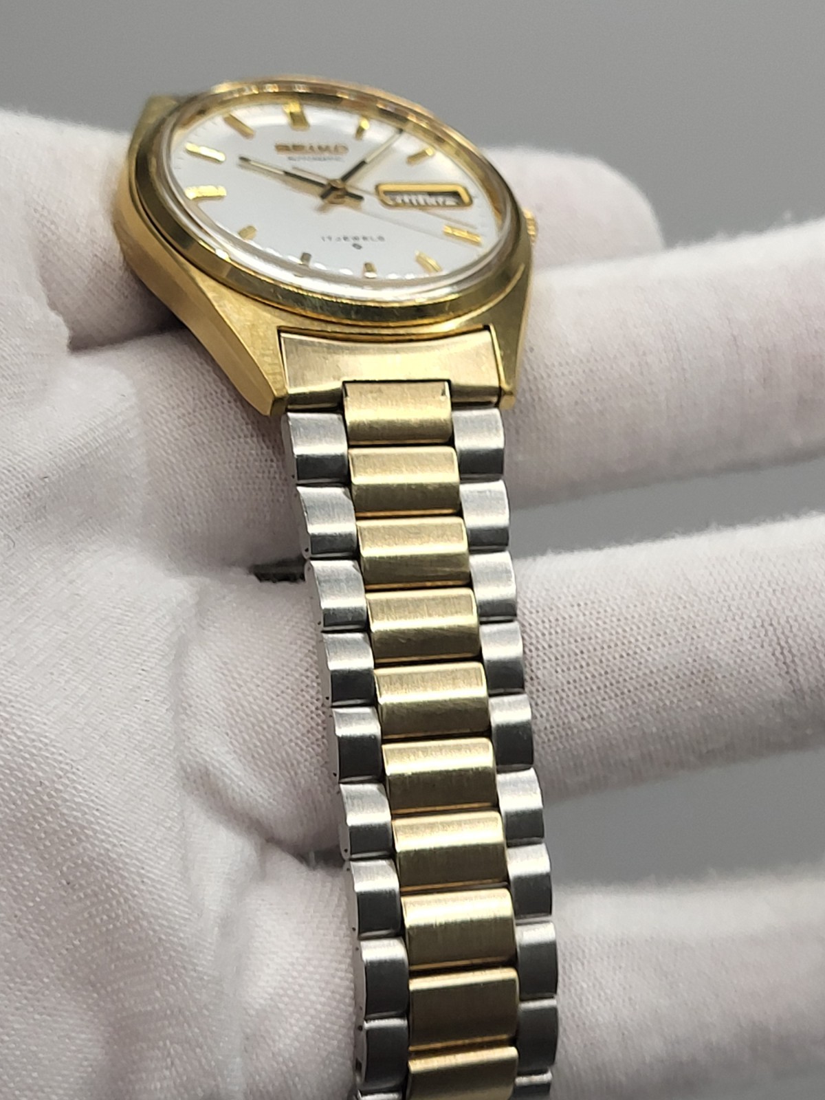 [NEAR MINT] 1979 Seiko Gold Automatic 17 Jewels Japan 6309-7149 Vintage Retro