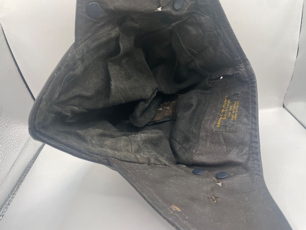 Flying hat WW2 Military leather flying hat and goggles