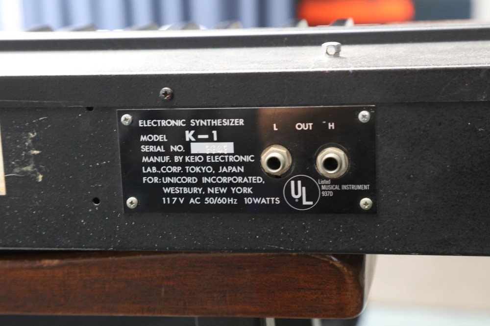 Univox Mini-Korg K-1 (Serial #3643)