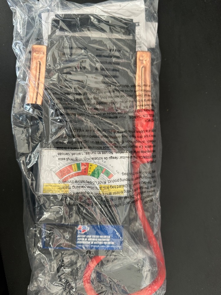 NEW CARQUEST LOAD TESTER/ VOLTMETER 100 amp