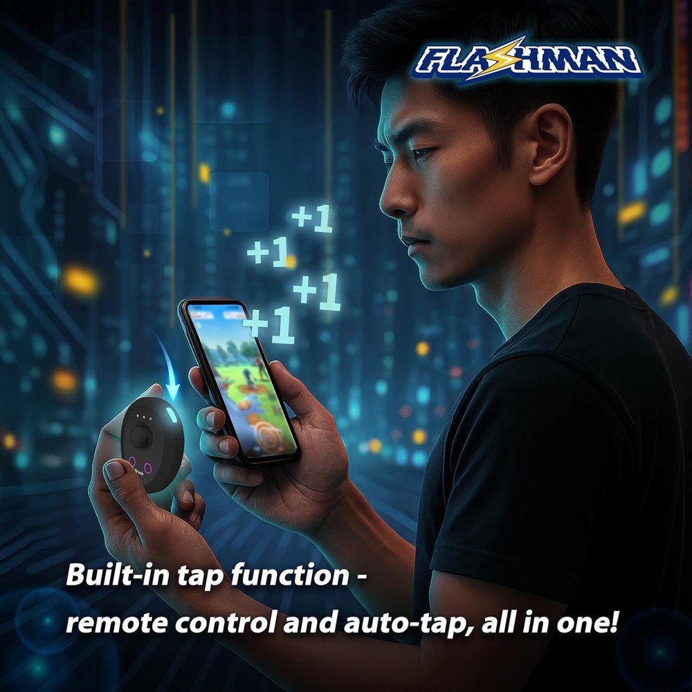 Brook Flashman Virtual GPS Joystick for iPhone,Bluetooth Location Controller V26