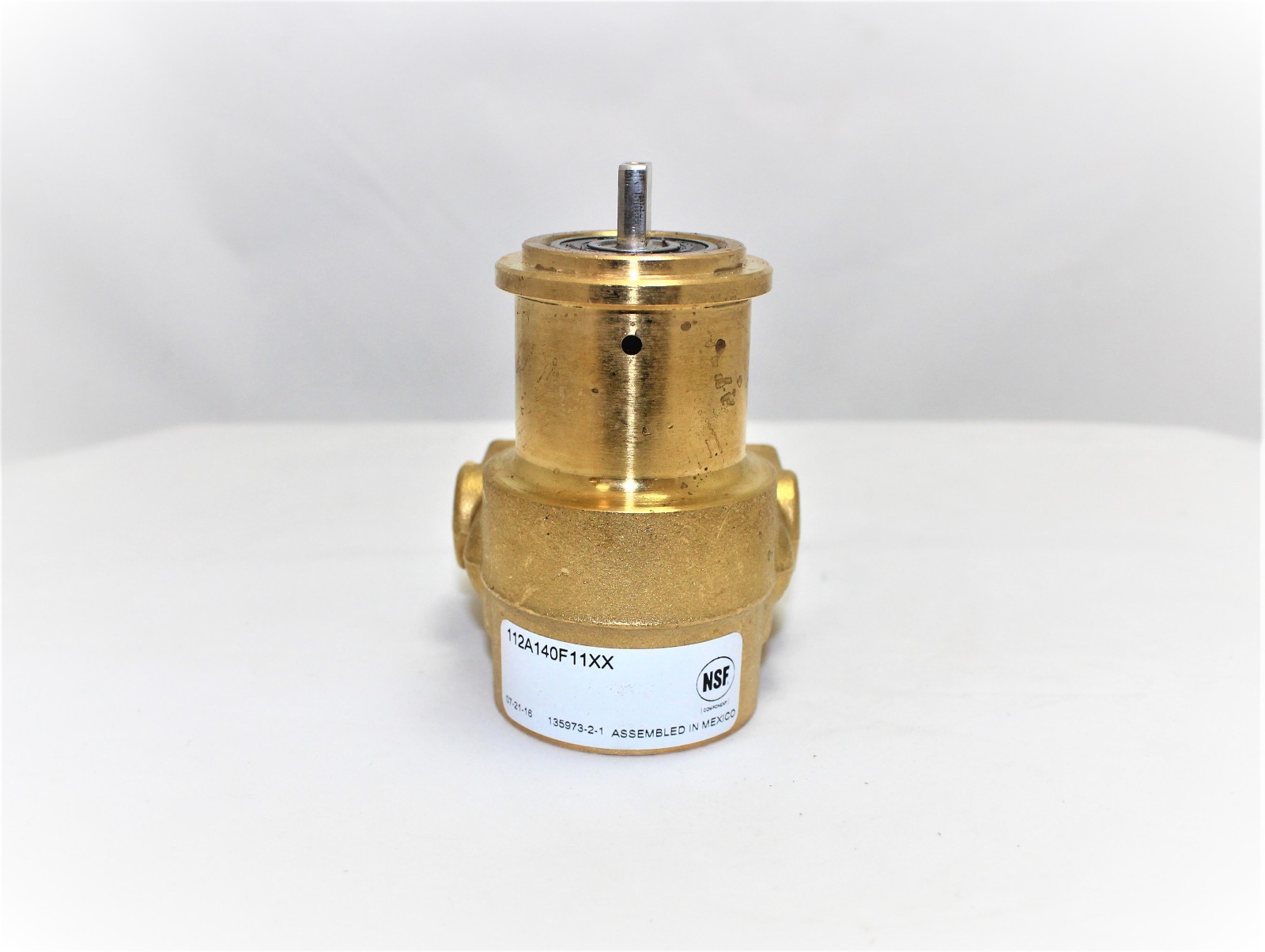 Procon Pump Model 112A140F11XX brass 3/8" NPT Ports Carbonator NSF 140 GPH NEW