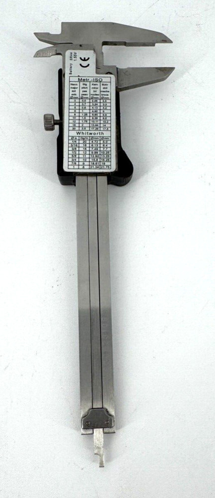 0-100mm 4" Digital Caliper New Battery