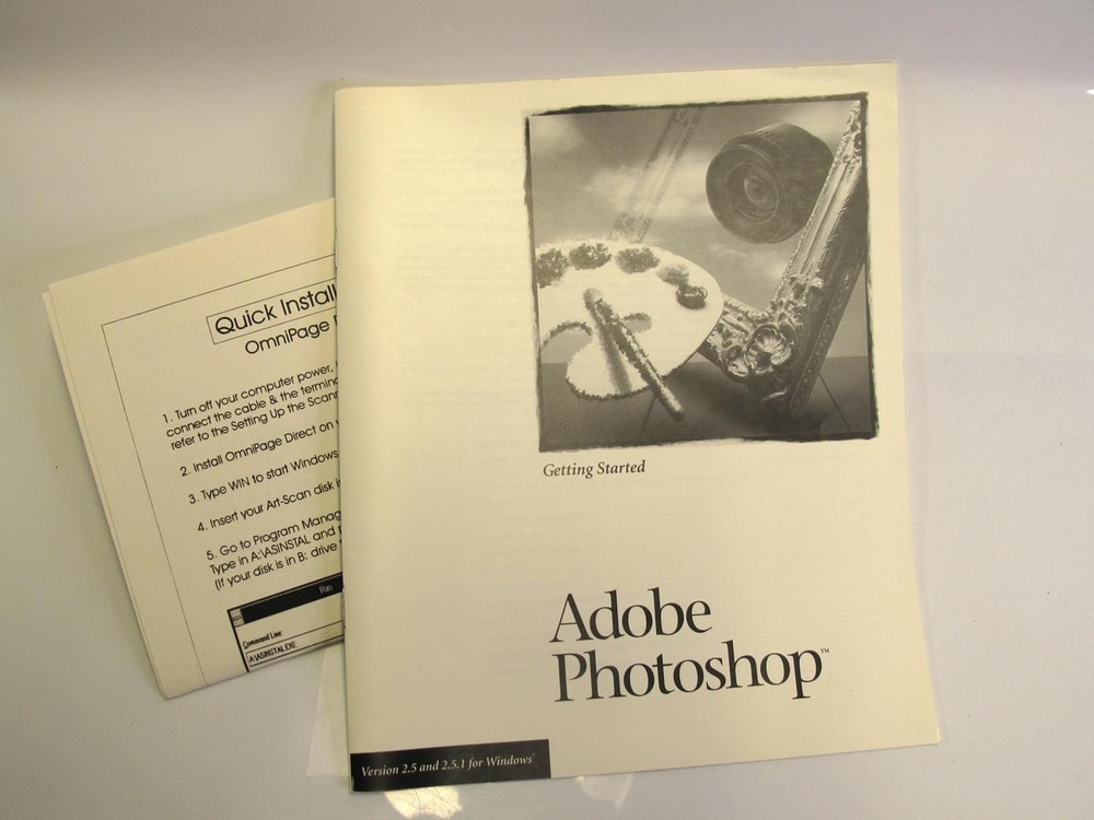 Adobe Photoshop Vintage software 2.5