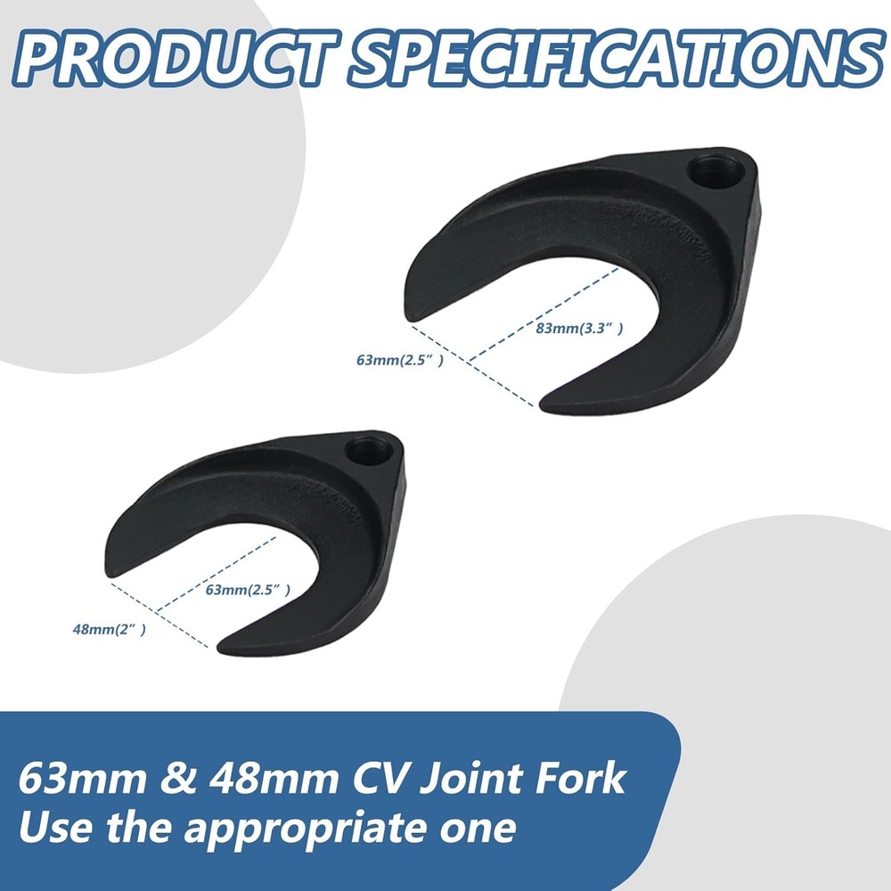 Inner CV Axle Puller Tool Set with 5/8"-18 Slide Hammer & Adapter Front Wheel