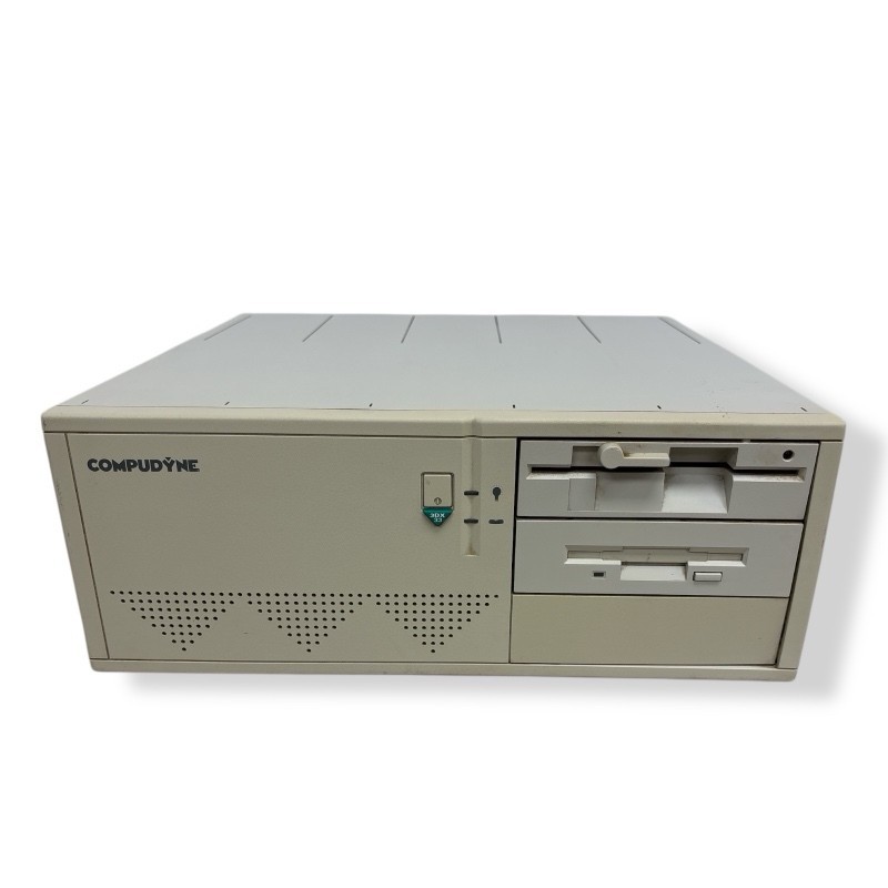 Vintage Compudyne 3DX/33 Computer PC w/ RT101+ Keyboard